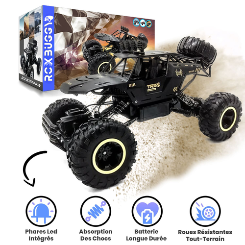 RCX PLUS - Buggy Télécommandée 35km/h - Pack 2 Batteries